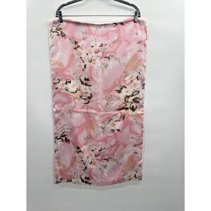 Silk Pillow Case King Size SLPBaby 6A Pink Floral 100% Pure Mulberry Silk Zip